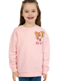 Character Pink PAW Patrol Skye Glitter 100% Cotton Sweatshirt Clearance
