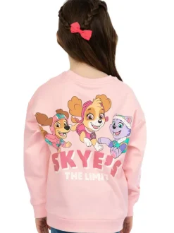 Character Pink PAW Patrol Skye Glitter 100% Cotton Sweatshirt Clearance