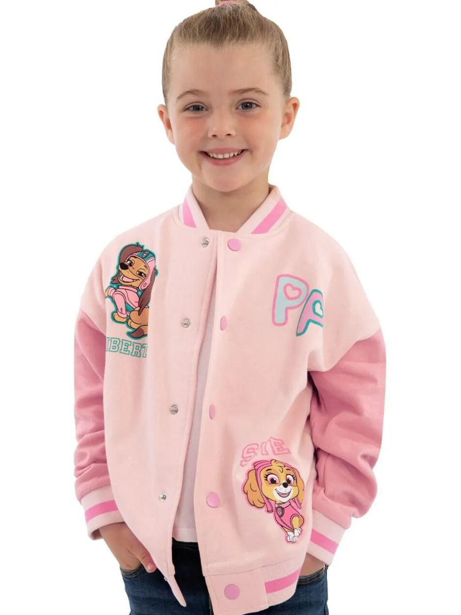 Character Pink PAW Patrol Liberty And Skye Varsity Jacket Sale