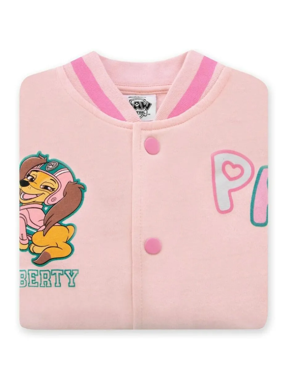 Character Pink PAW Patrol Liberty And Skye Varsity Jacket Sale