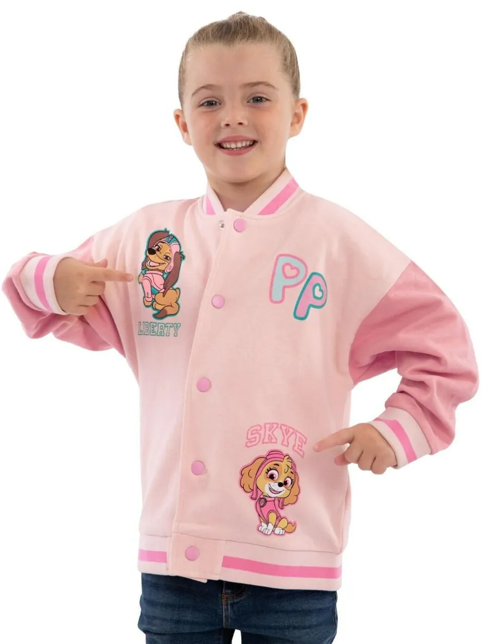 Character Pink PAW Patrol Liberty And Skye Varsity Jacket Sale