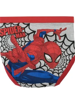 Character Silver Spiderman 100% Cotton Briefs Packs of 5 Sale
