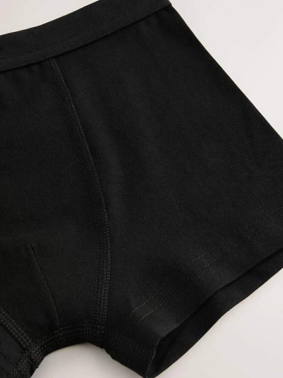 Next Soft Waistband Trunks 10 Pack (2-16yrs) Charcoal Black New