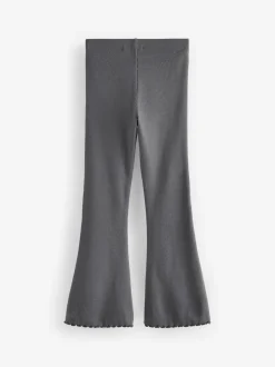 Next Charcoal Grey 1 Pack Rib Flare Leggings (3-16yrs) Discount
