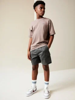 Next Charcoal Grey Cargo Shorts (3-16yrs) Sale