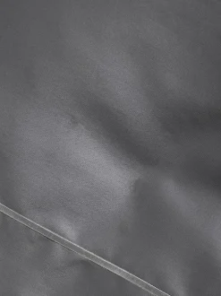Next Charcoal Grey Collection Luxe 300 Thread Count 100% Cotton Sateen Satin Stitch Luxury Duvet Cover And Pillowcase Set New