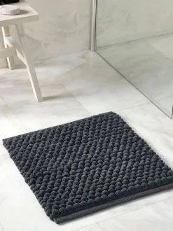 Next Giant Bobble Shower Mat Charcoal Grey