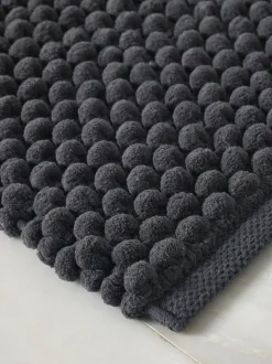 Next Giant Bobble Shower Mat Charcoal Grey