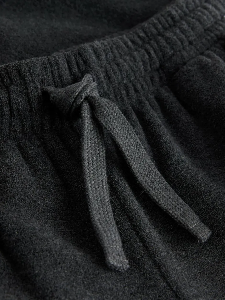 Next Charcoal Grey Hooded Towelling Pyjamas Set Clearance