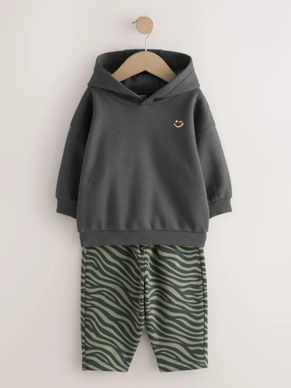 Next Hoodie And Joggers Set (3mths-7yrs) Charcoal Grey Sale