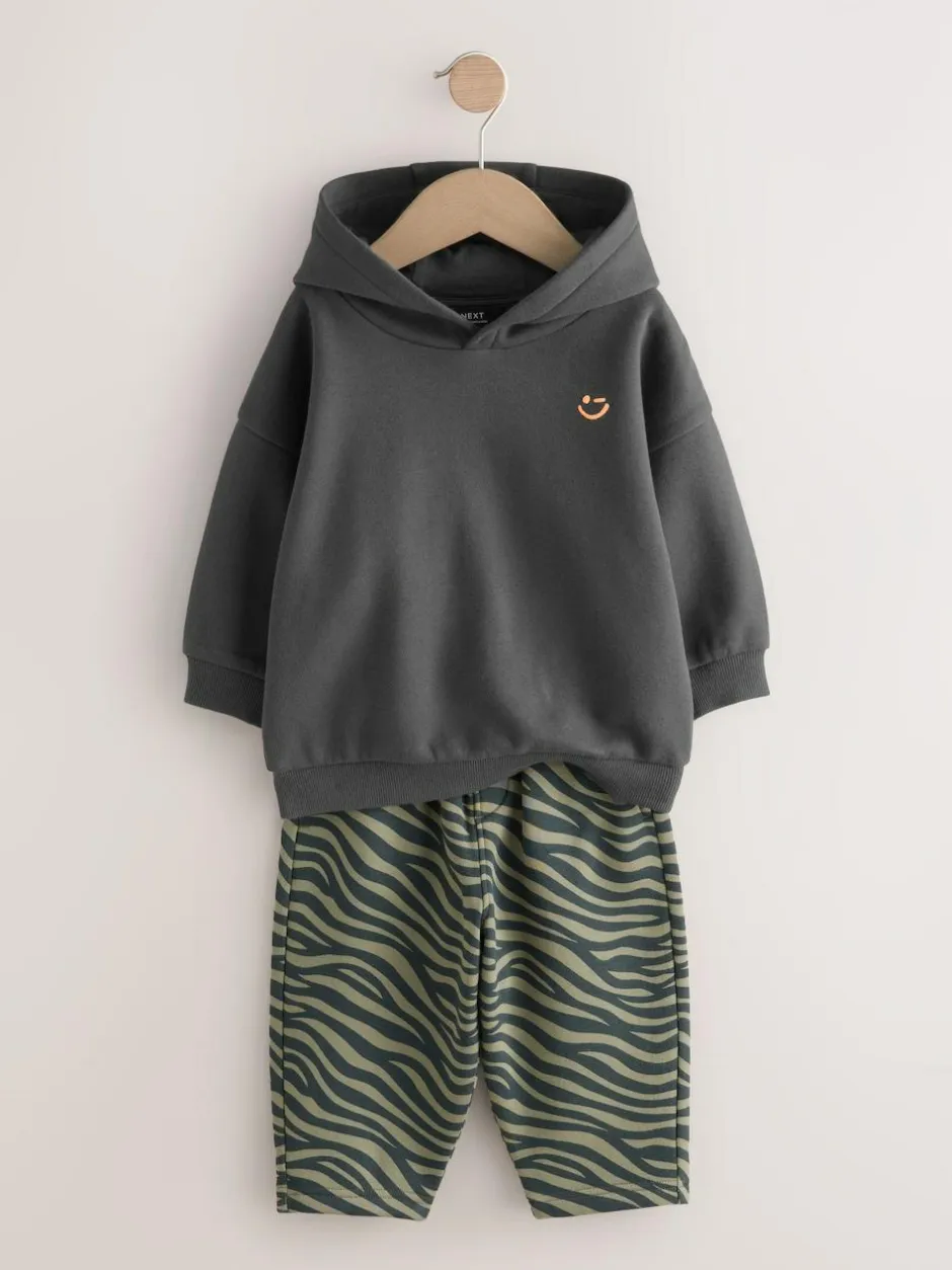 Next Hoodie And Joggers Set (3mths-7yrs) Charcoal Grey Sale