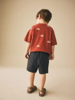 Next Charcoal Grey Jersey Shorts (3mths-7yrs) Discount