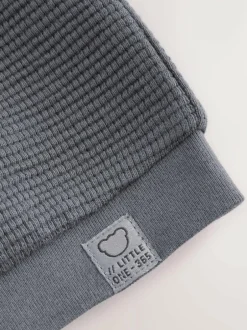 Next Lightweight Textured Jersey Baby Jacket (0mths-2yrs) Charcoal Grey New