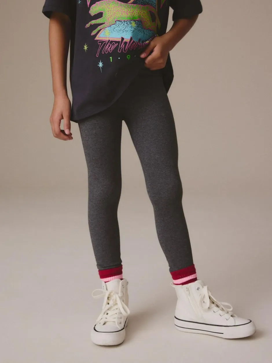 Next Charcoal Grey Regular Fit Leggings 3 Pack (3-16yrs) Best