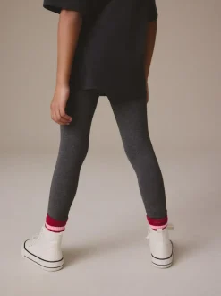 Next Charcoal Grey Regular Fit Leggings 3 Pack (3-16yrs) Best