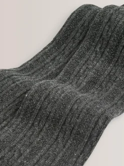 Next Charcoal Grey Regular Length Cotton Rich Cable Tights Best