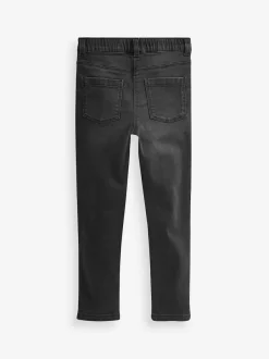 Next Regular Length Stretch Jeggings (3-16yrs) Charcoal Grey Clearance