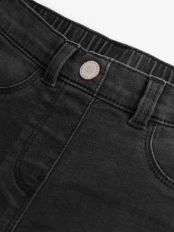Next Regular Length Stretch Jeggings (3-16yrs) Charcoal Grey Clearance
