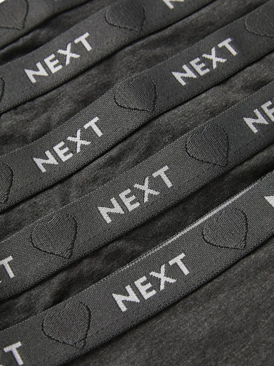 Next Charcoal Grey Short Briefs 5 Pack (2-16yrs)