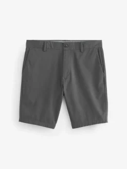 Next Skinny Fit Stretch Chinos Shorts Charcoal Grey Discount