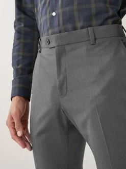 Next Skinny Fit Suit Trousers Charcoal Grey Clearance