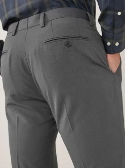 Next Skinny Fit Suit Trousers Charcoal Grey Clearance