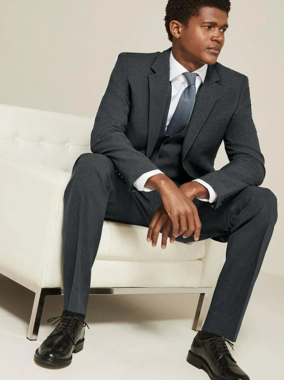 Next Slim Fit Essential Suit Jacket Charcoal Grey Discount