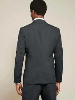 Next Slim Fit Essential Suit Jacket Charcoal Grey Discount