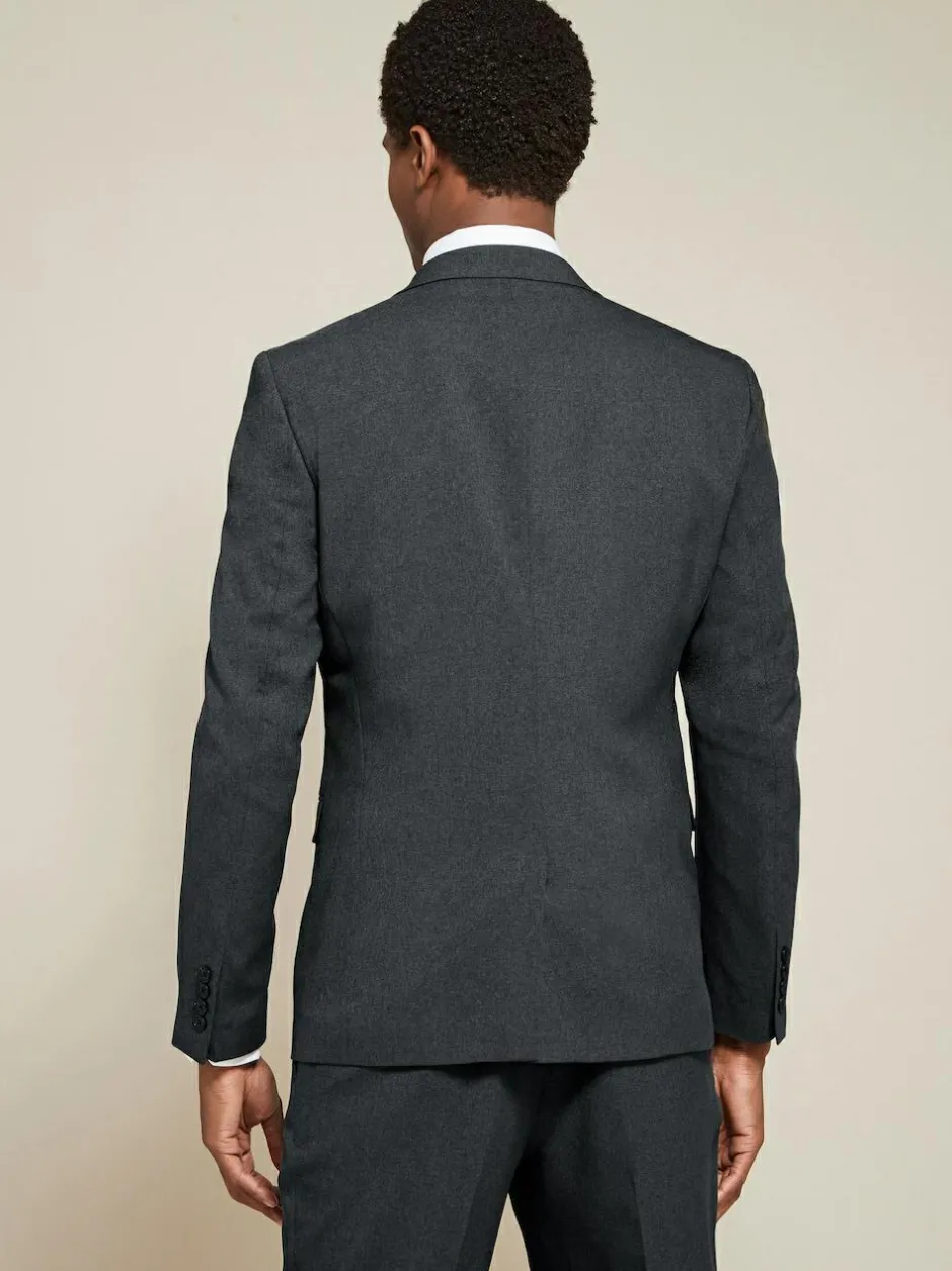Next Slim Fit Essential Suit Jacket Charcoal Grey Discount