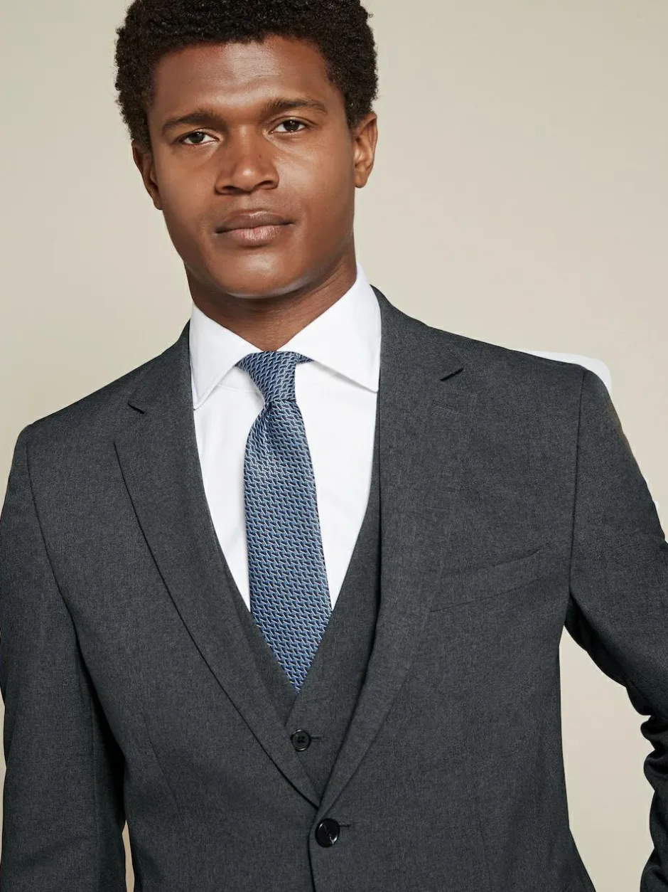 Next Slim Fit Essential Suit Jacket Charcoal Grey Discount