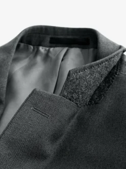 Next Slim Fit Essential Suit Jacket Charcoal Grey Discount