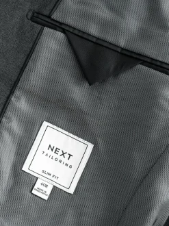 Next Slim Fit Essential Suit Jacket Charcoal Grey Discount