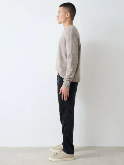 Next Slim Fit Motionflex Corduroy Stretch Trousers Charcoal Grey Discount