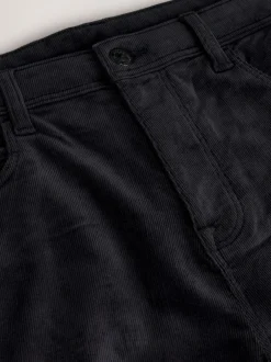 Next Slim Fit Motionflex Corduroy Stretch Trousers Charcoal Grey Discount