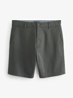 Next Charcoal Grey Straight Fit Stretch Chinos Shorts Online