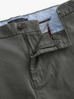 Next Charcoal Grey Straight Fit Stretch Chinos Shorts Online