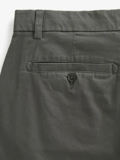 Next Charcoal Grey Straight Fit Stretch Chinos Shorts Online