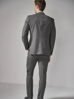 Next Tailored Fit Two Button Suit Jacket Charcoal Grey New