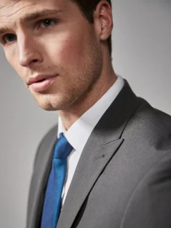 Next Tailored Fit Two Button Suit Jacket Charcoal Grey New