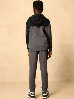 Next Tech Sportswear Hoodie and Joggers Set Charcoal Grey Clearance
