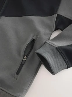 Next Tech Sportswear Hoodie and Joggers Set Charcoal Grey Clearance