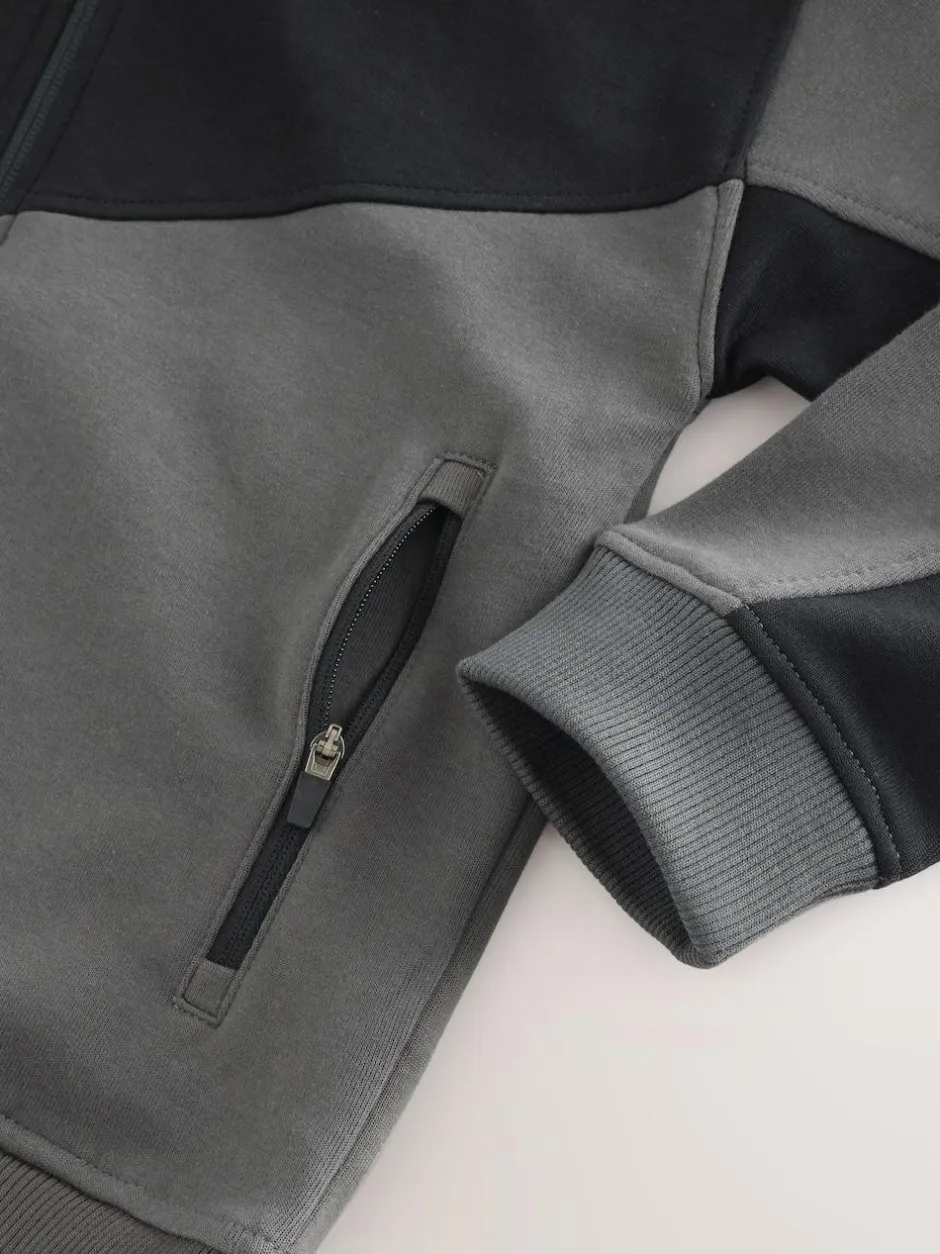 Next Tech Sportswear Hoodie and Joggers Set Charcoal Grey Clearance