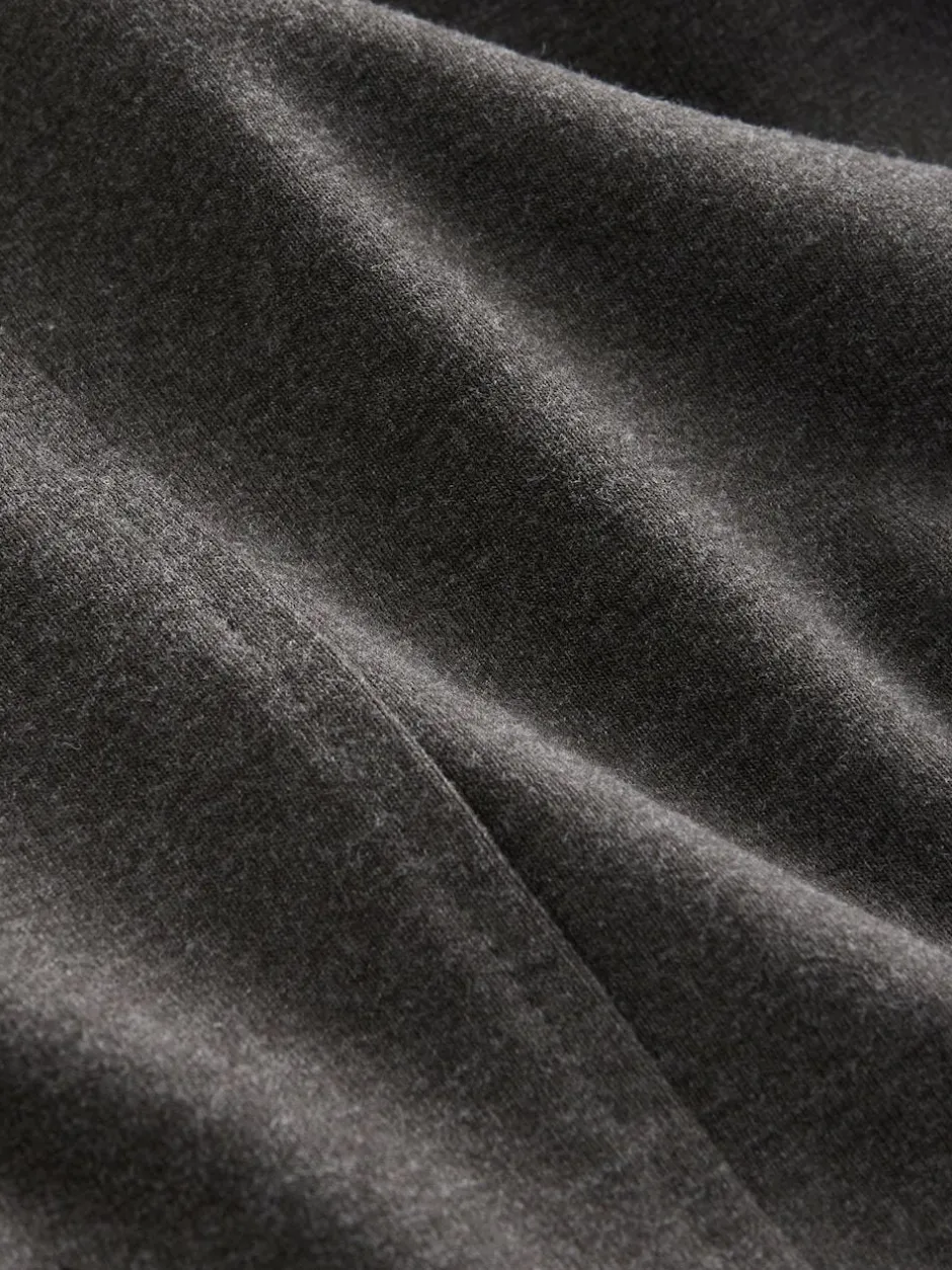 Next Wide Leg Jersey Joggers Charcoal Grey Sale