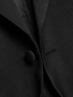 Charles Tyrwhitt Black Slim Fit Peak Lapel Dinner Suit: Jacket Outlet