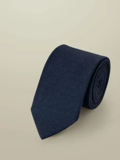 Charles Tyrwhitt Blue Wool Tie Online