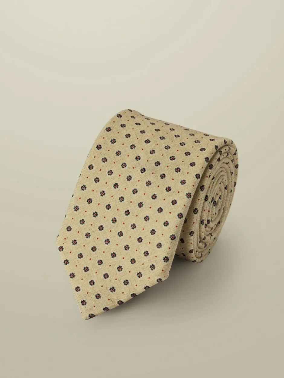 Charles Tyrwhitt Natural Geo Wool Ties Online