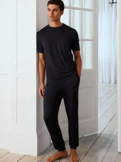 Chelsea Peers Blue Crew Neck Short Pyjamas Set Online