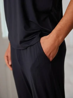 Chelsea Peers Blue Crew Neck Short Pyjamas Set Online