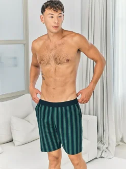 Chelsea Peers Blue Stripe Pyjama Shorts Outlet