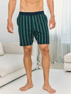 Chelsea Peers Blue Stripe Pyjama Shorts Outlet
